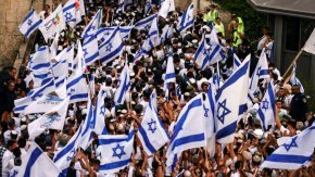 Flag march in Jerusalem