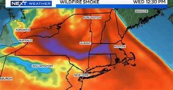 Smoke in U.S. from Canadian fires