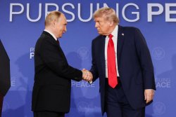 Donald Trump and Vladimir Putin