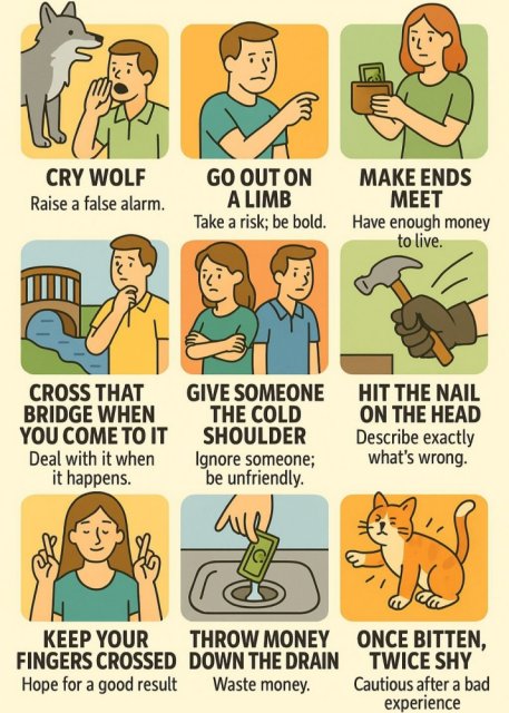 Idiomatic expressions